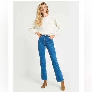 ROLLA'S Original High Rise Straight Jeans Darkwash